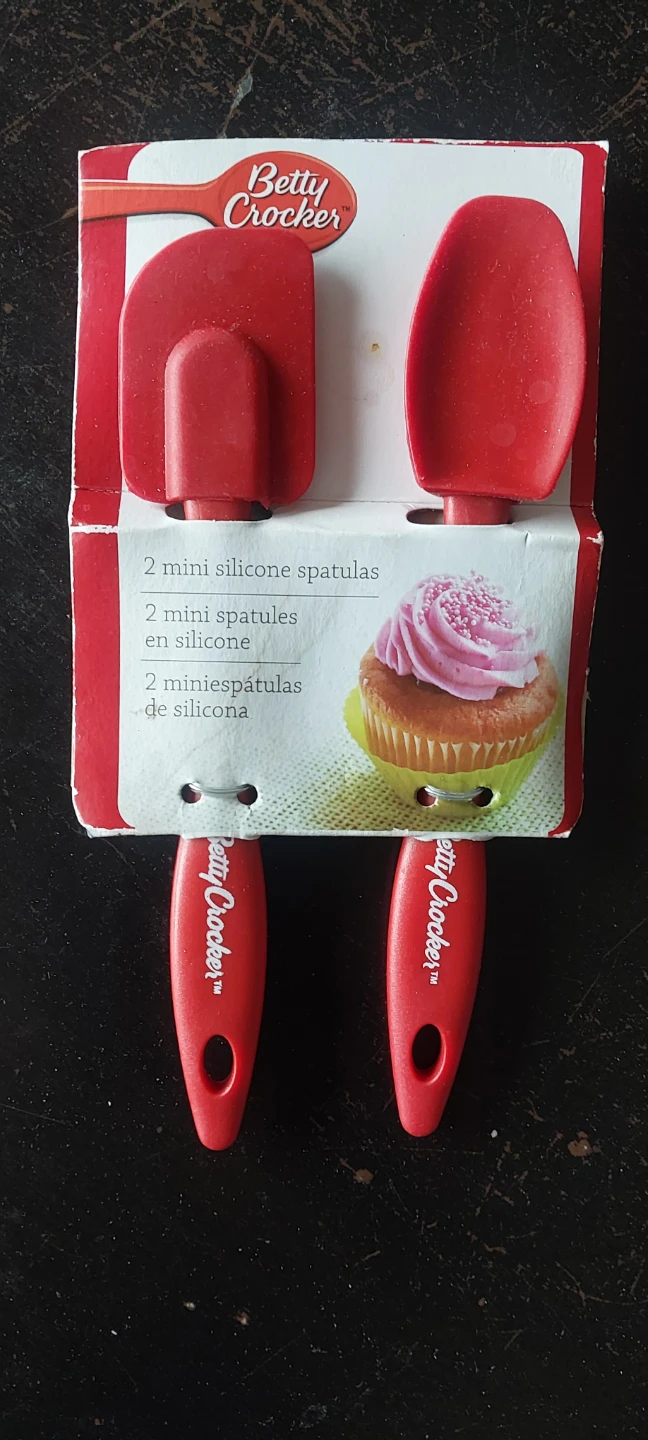 Betty Crocker 2 Mini Silicone Spatulas Set