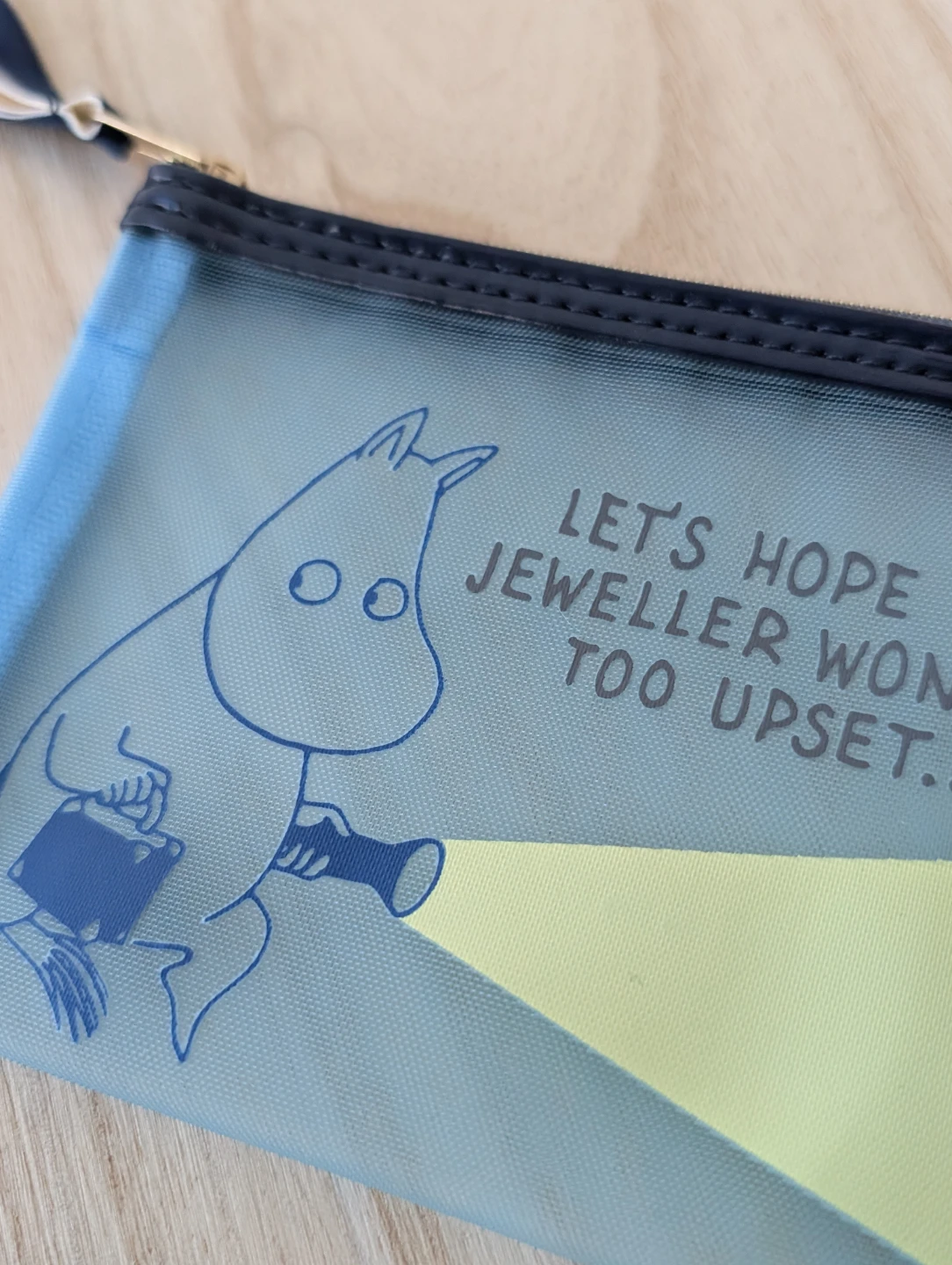 Moomin Mesh Zipper Pouch, new - photo 3