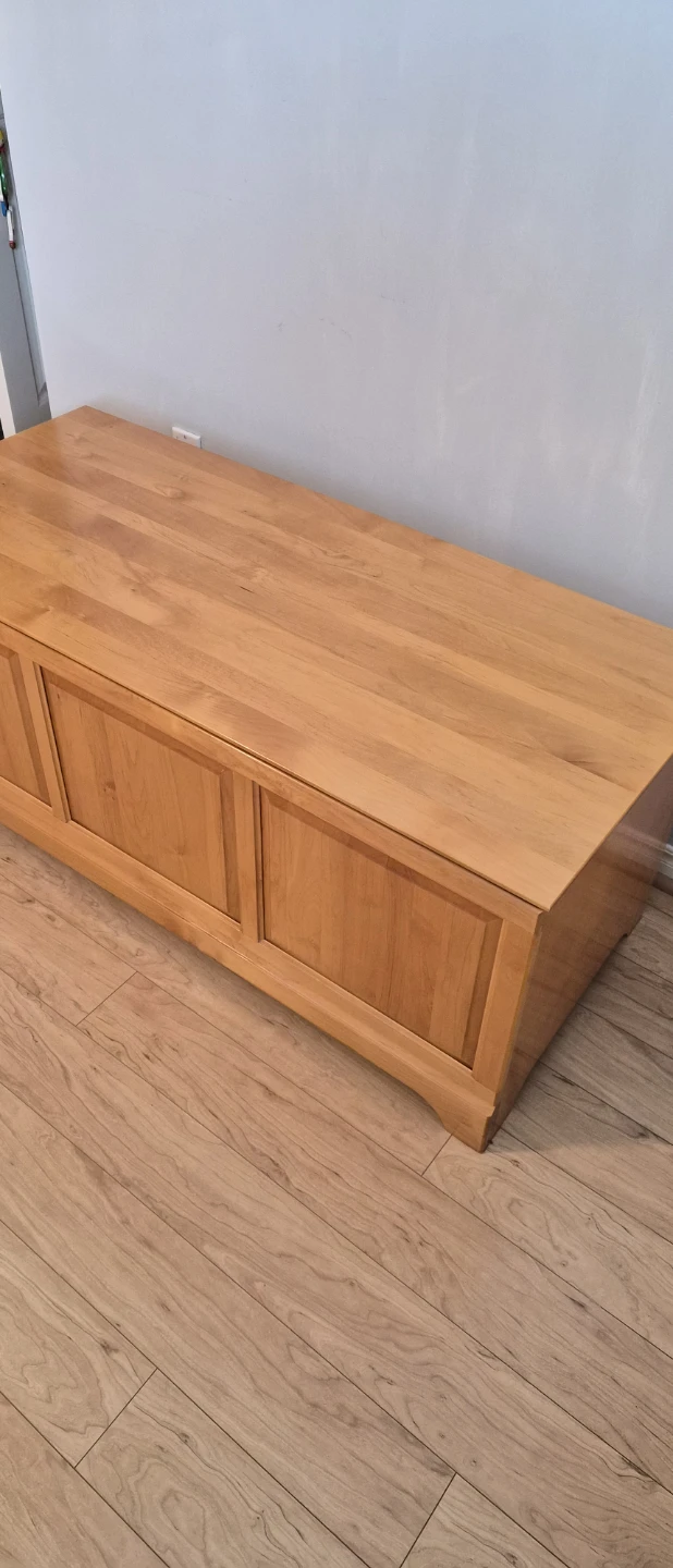 Wooden Storage Chest / Blanket Box - photo 4