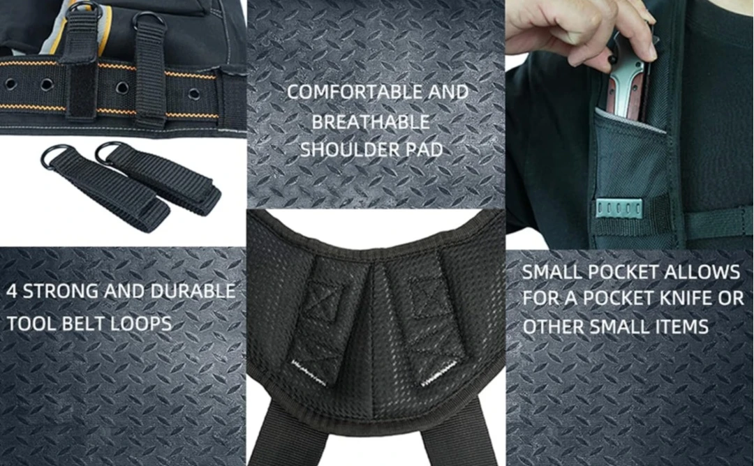 Heavy Duty Tool Belt Suspenders - photo 4