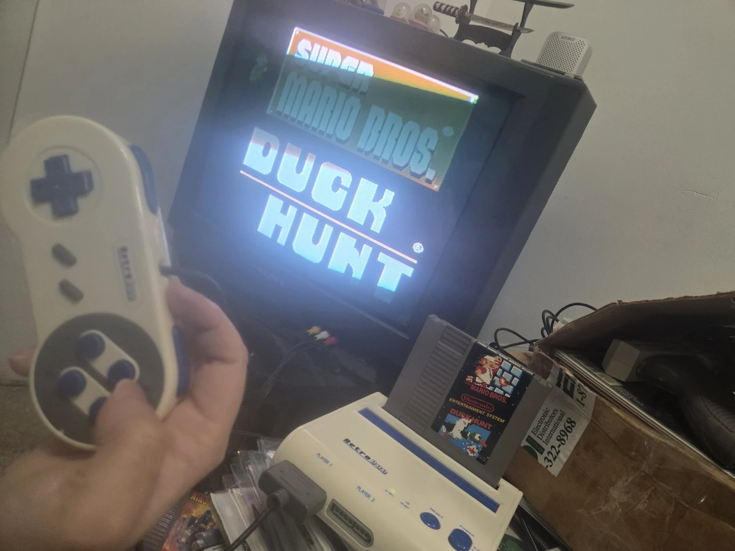 Retro Duo (Nintendo/ NES 3rd Party Console) with Mario Bros - photo 2