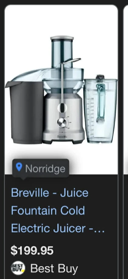 Breville Juice Fountain Cold Electric Juicer