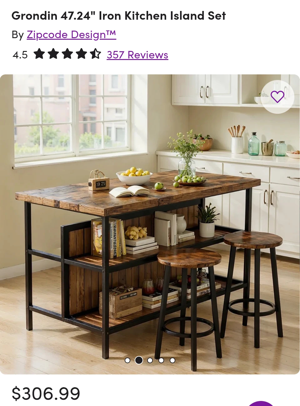 Grondin Kitchen Island - Need Gone By Mid March - photo 2