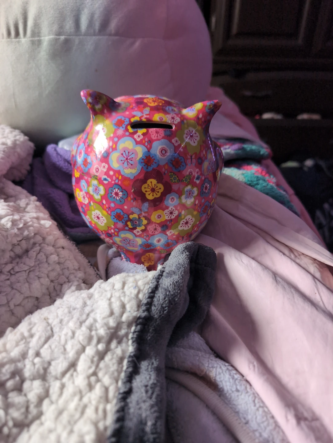 Owl Ceramic Piggy Bank - photo 2