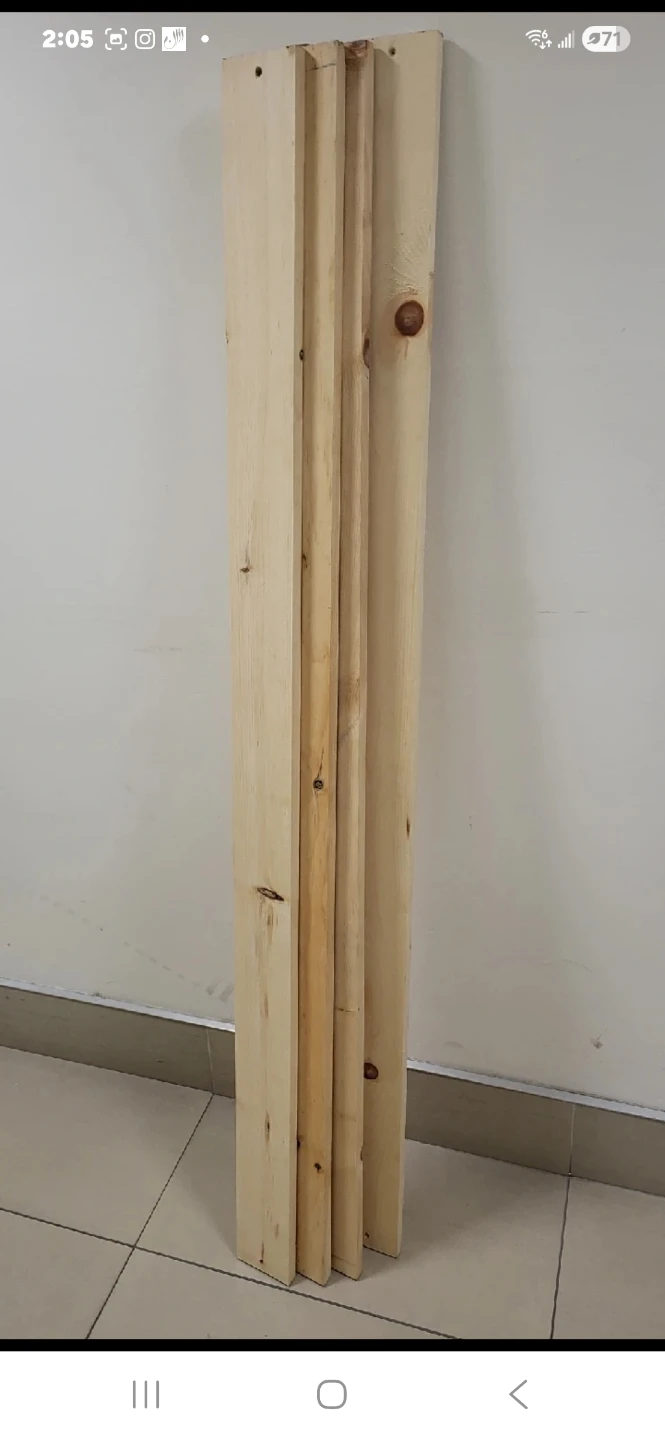 Irving Pine Lumbers/Woods 6 feet long, size 6x1 inch, 4 peices - photo 3