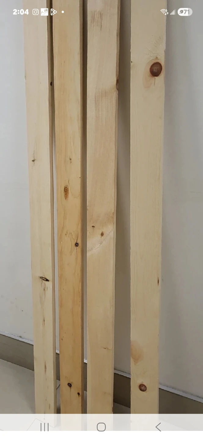 Irving Pine Lumbers/Woods 6 feet long, size 6x1 inch, 4 peices - photo 5