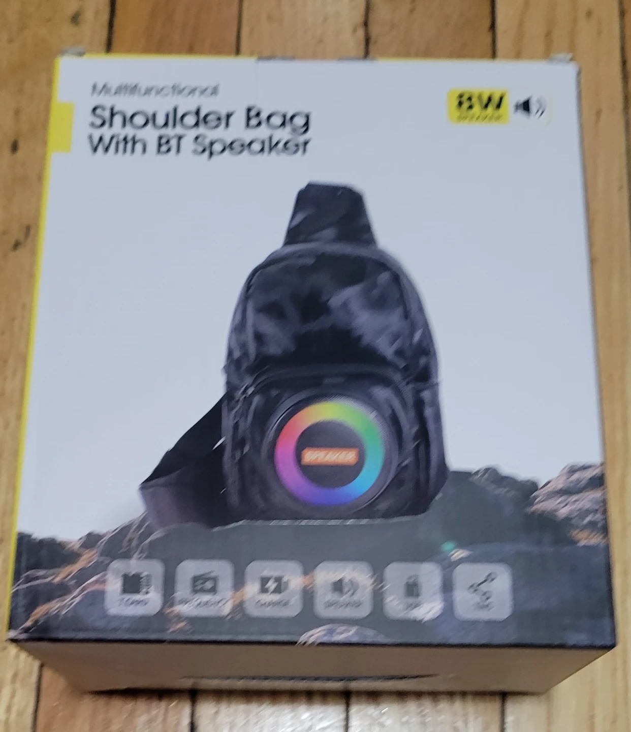 Multifunctional Shoulder Bag with BT Speaker