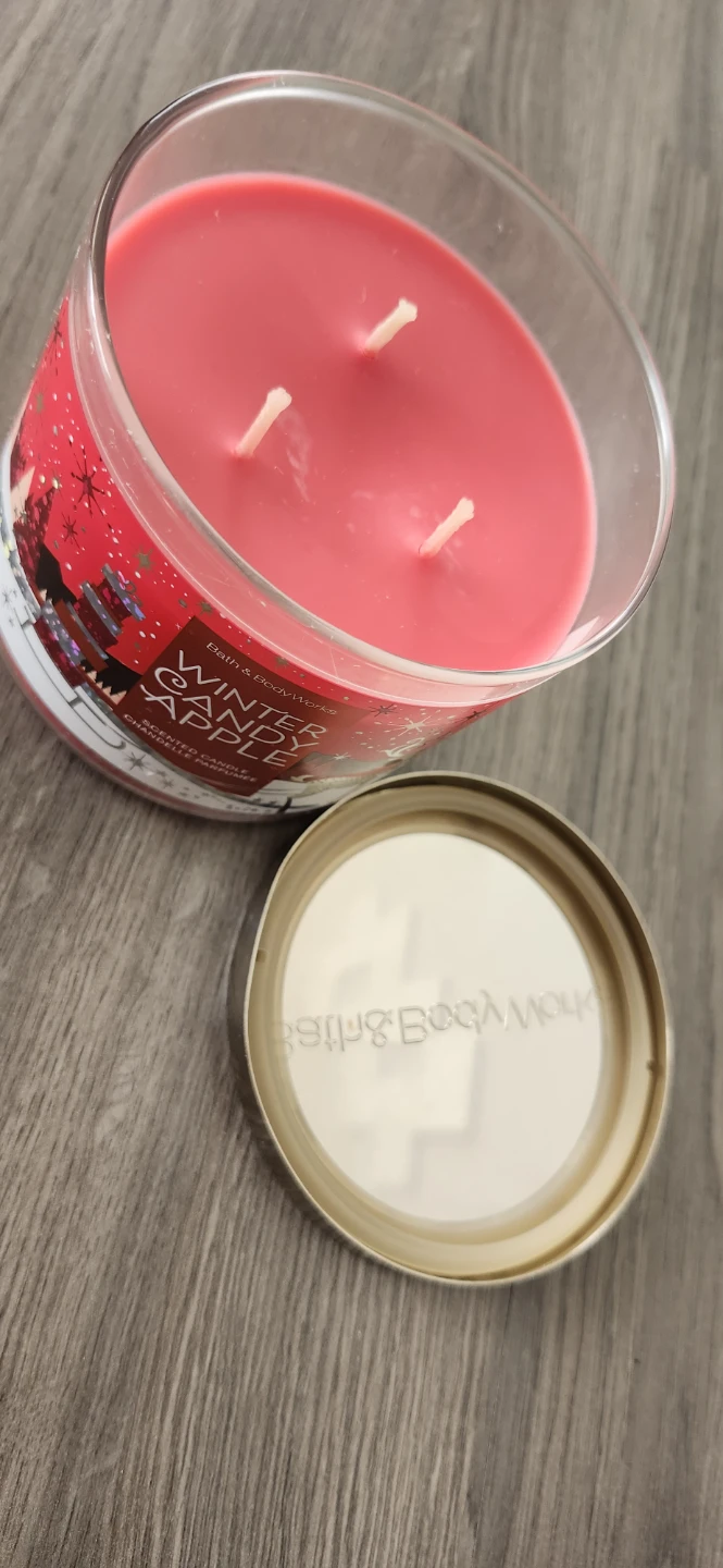 Bath & Body Works Winter Candy Apple 3-Wick Scented Candle