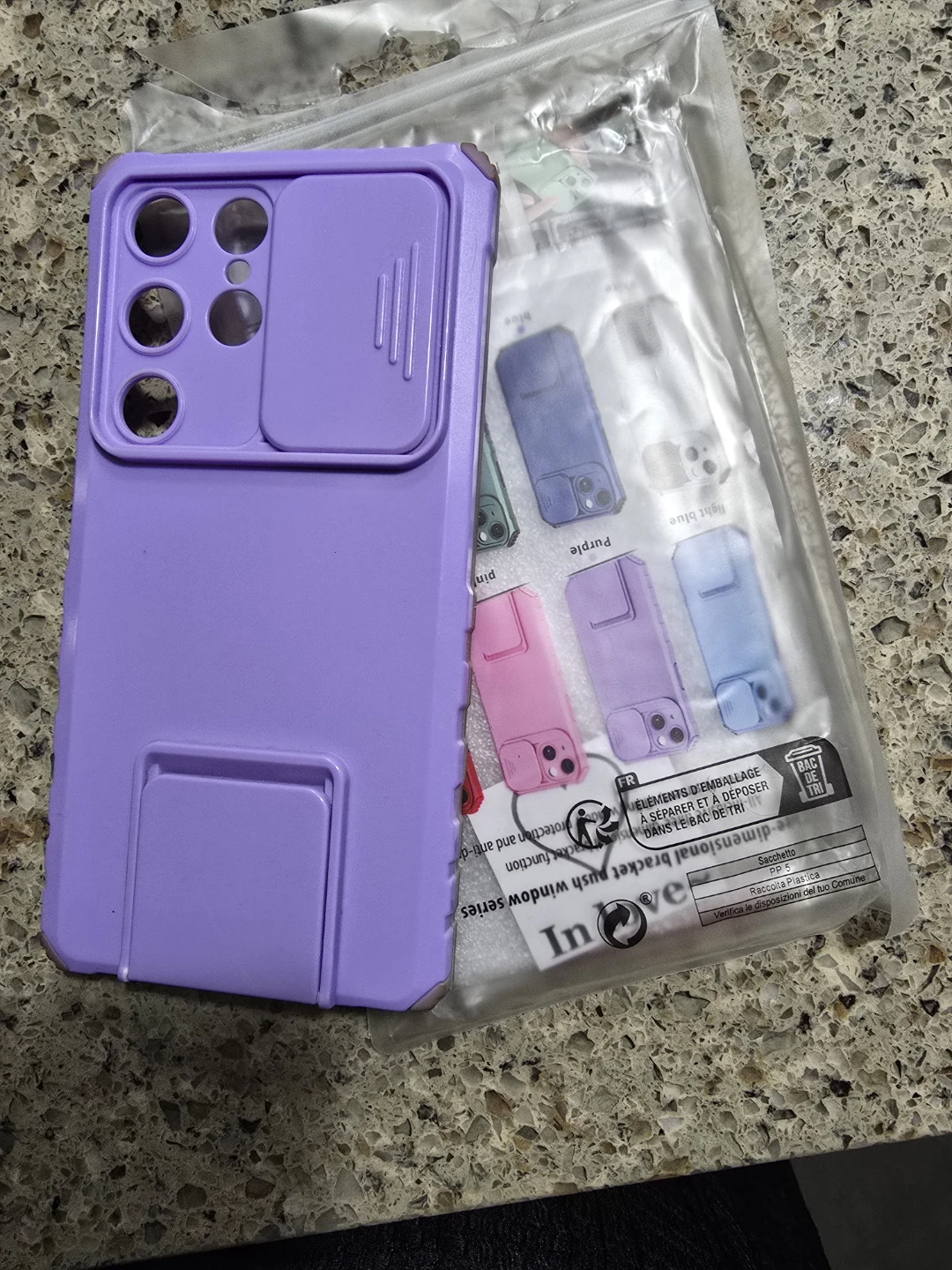 Three-dimensional Bracket Push Window Series Phone Case