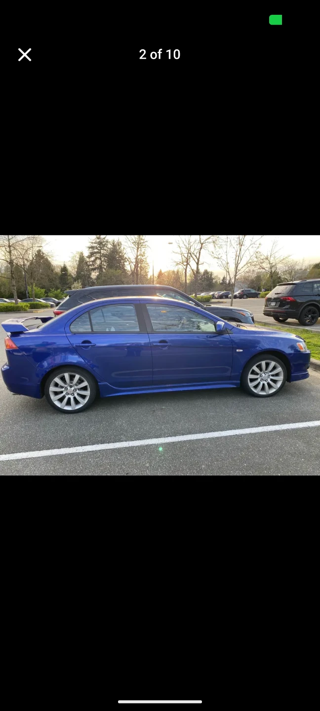 Blue Mitsubishi Lancer - photo 2
