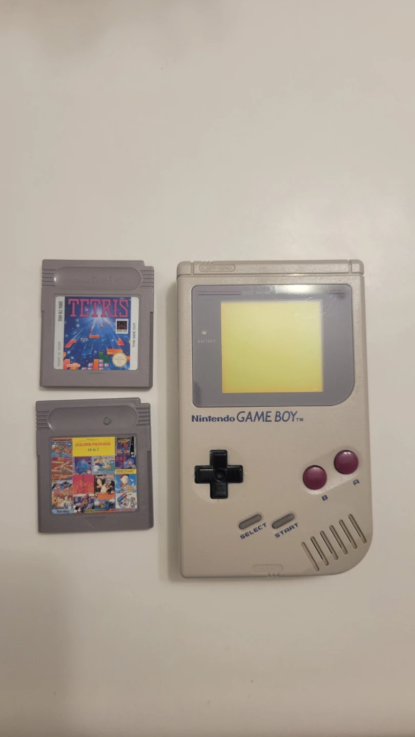 Nintendo Game Boy Classic with Tetris & 14-in-1 Game Cartridges