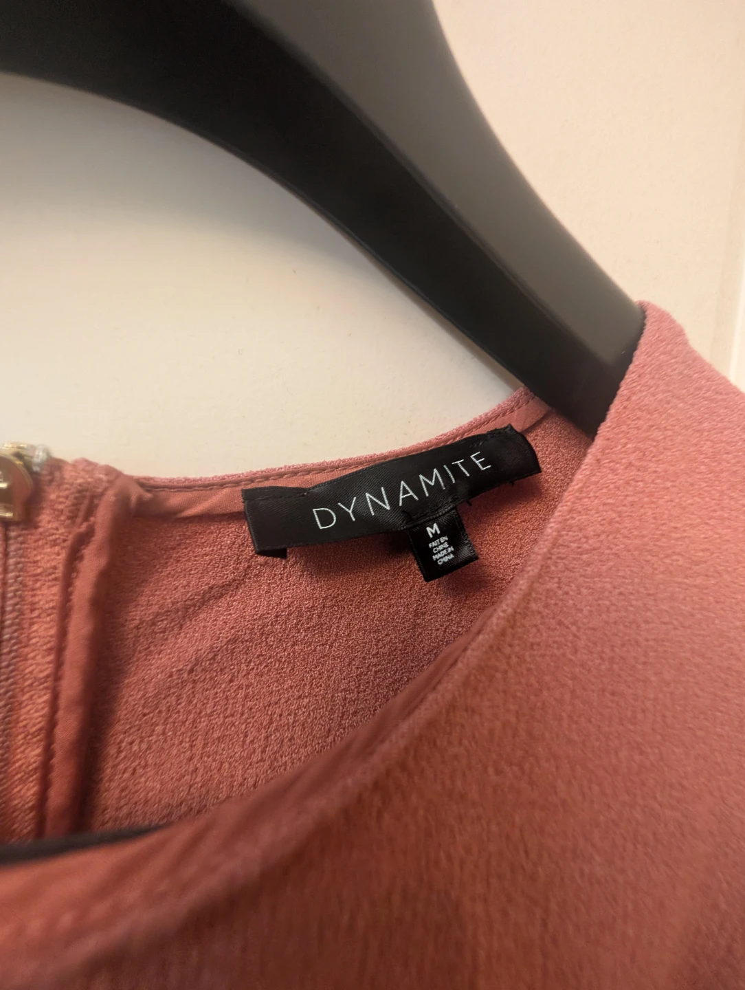 Salmon Pink Polyester Blend dress - photo 3
