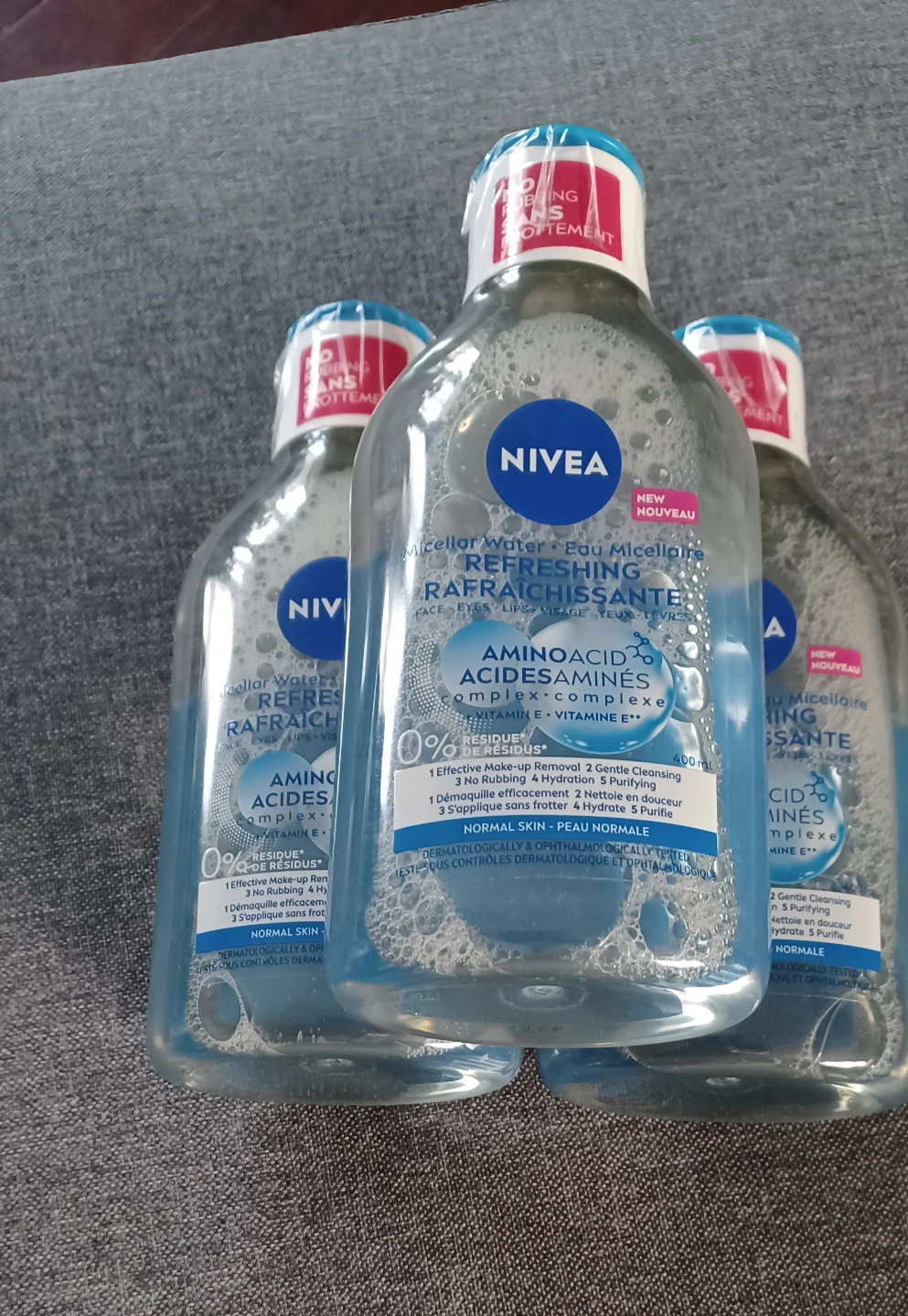 NIVEA Micellar Water Refreshing AminoAcid 400mL (2 Pack) - photo 4