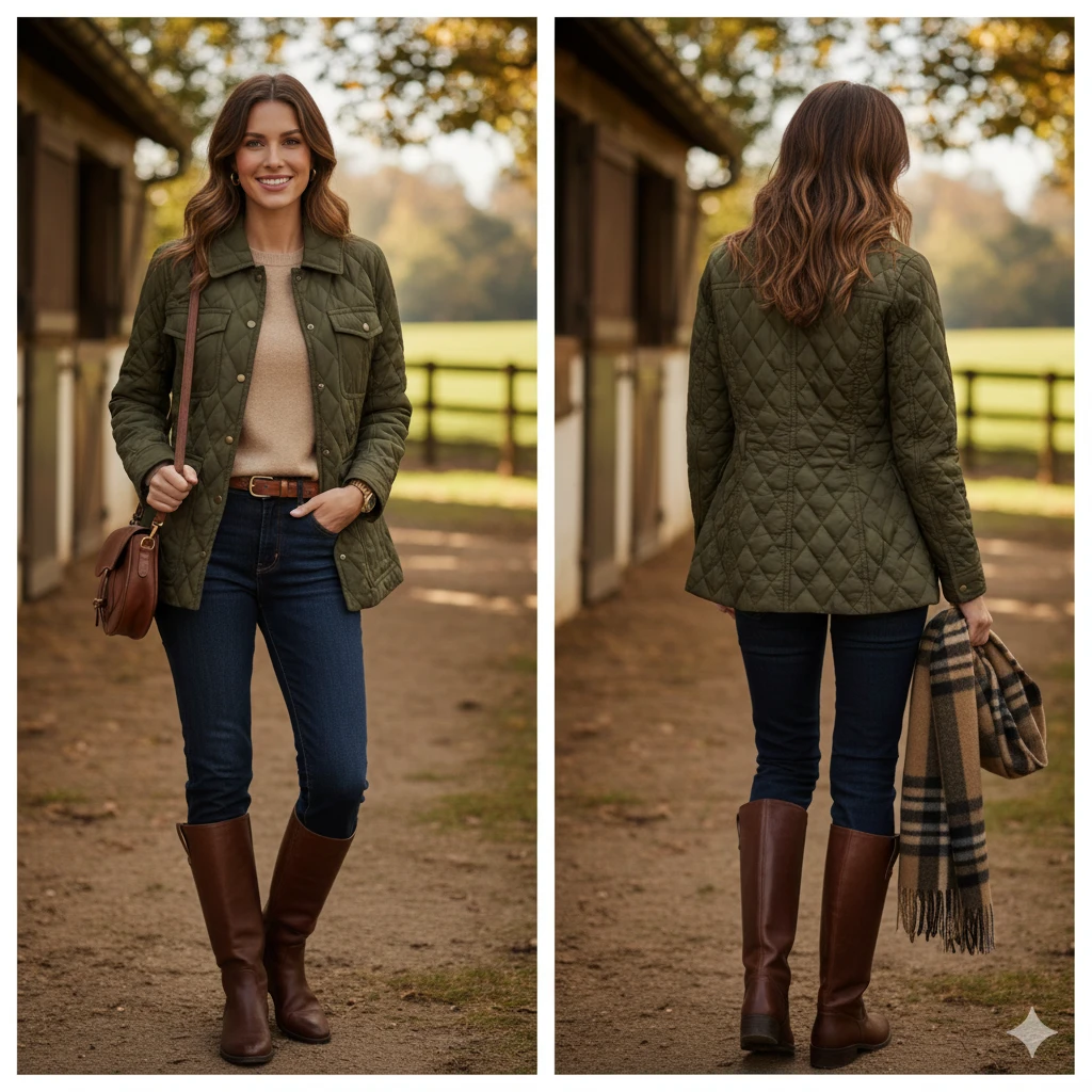 J.Crew Diamond Quilted Down-Fill Barn Jacket Size XS/S - photo 3