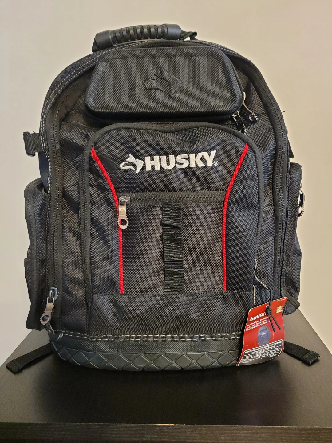 Husky Black Tool Backpack