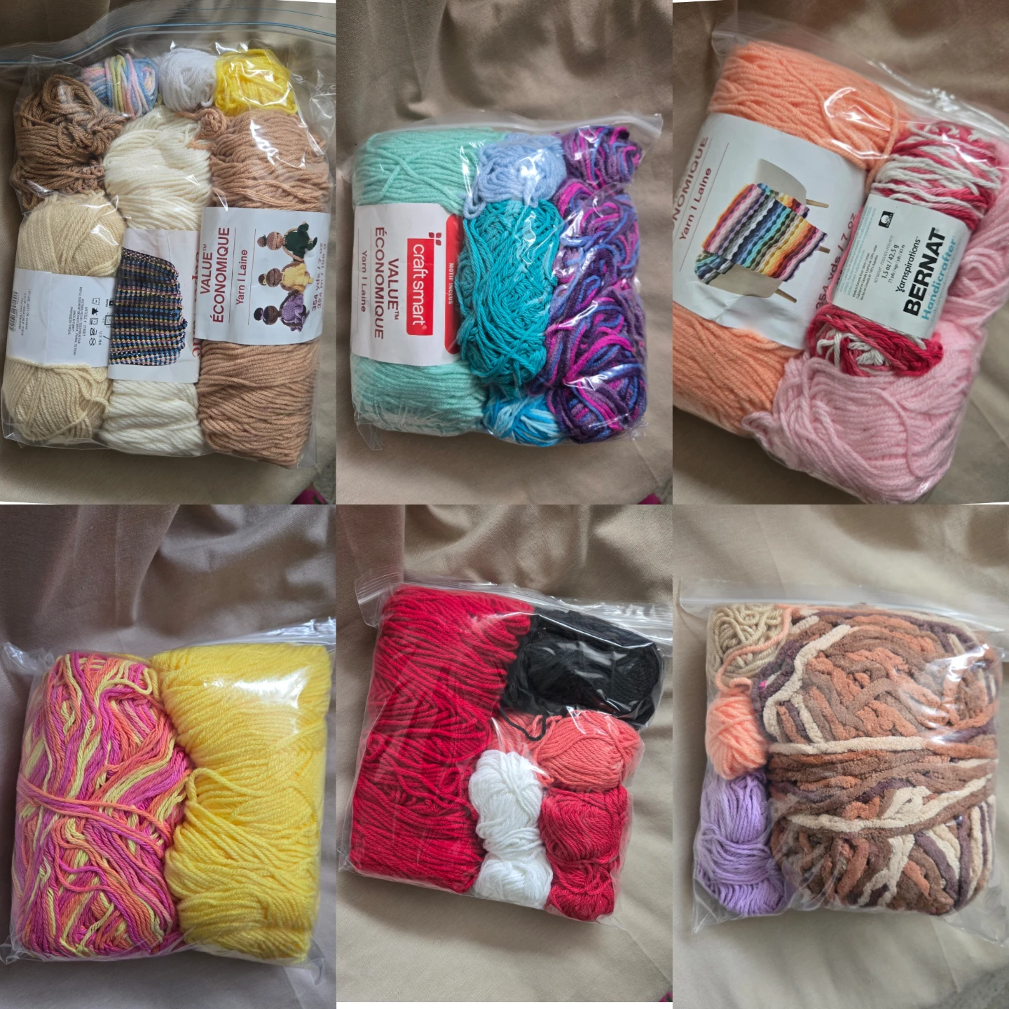 BIG Yarn bundle 20+ balls of yarn & scraps!🧶