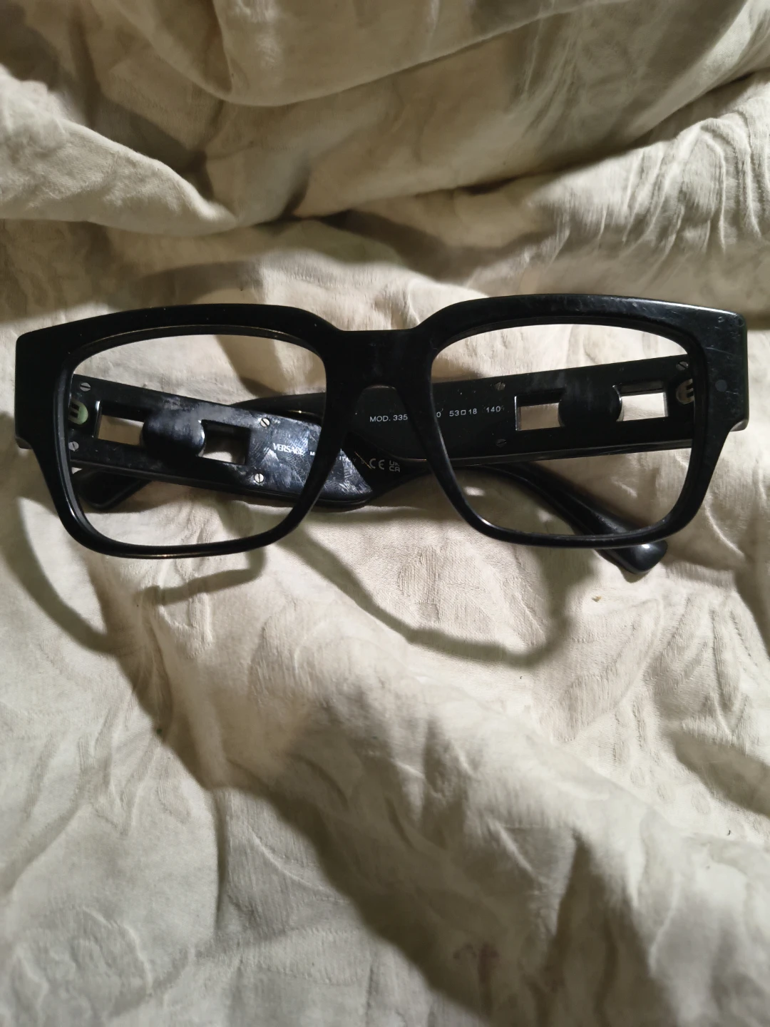 Versace Black Rectangular Eyeglasses - photo 2