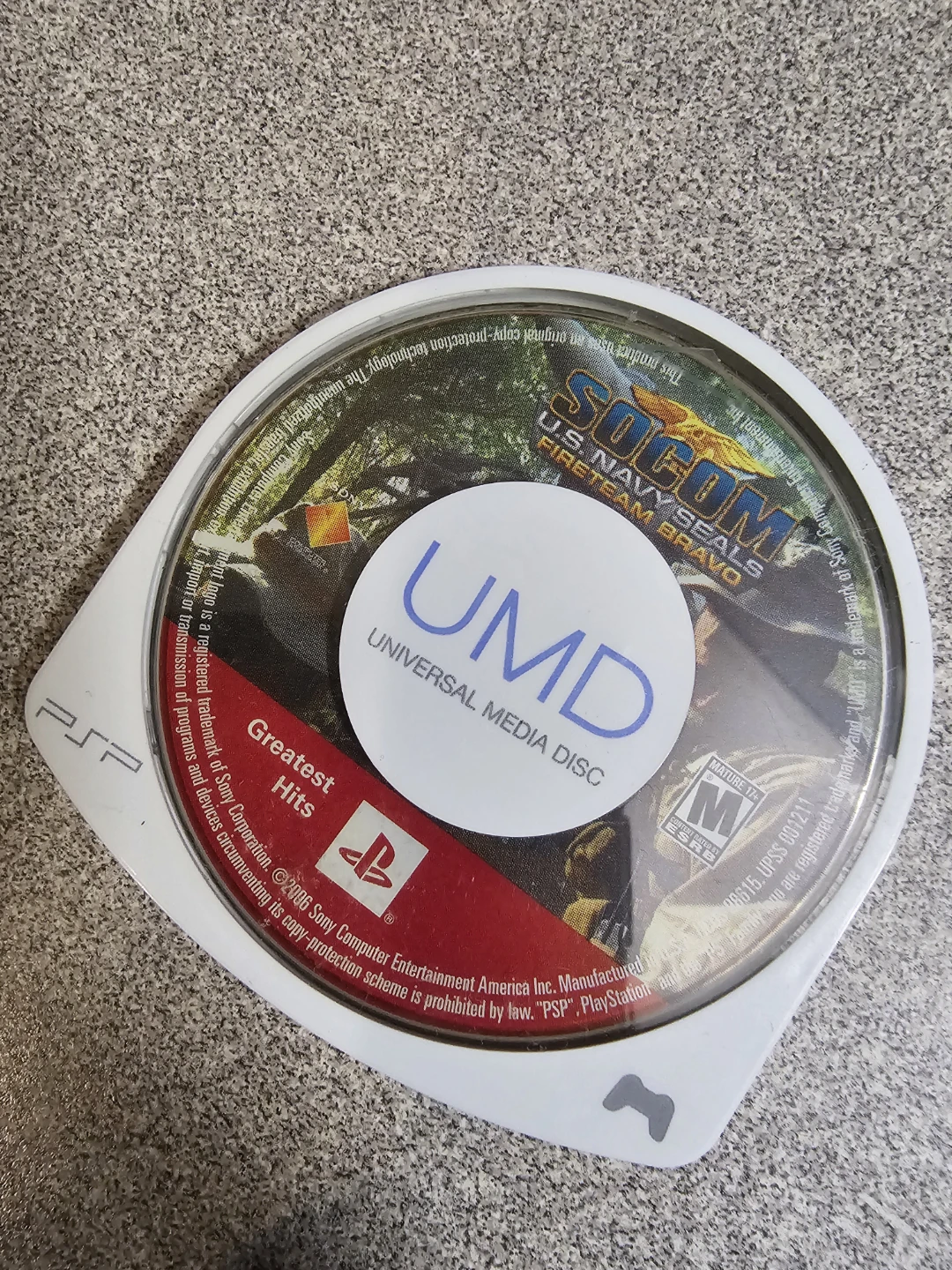 SOCOM U.S. Navy SEALs Fireteam Bravo UMD Greatest Hits