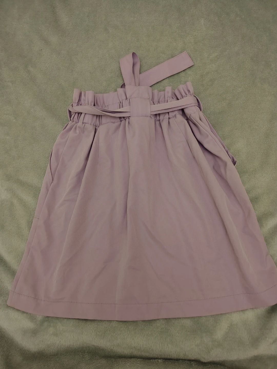 Lavender Paperbag Waist Skirt with Tie - Xs/s - photo 2
