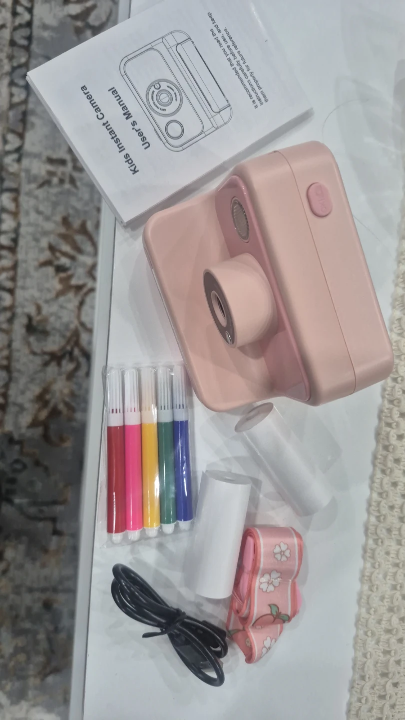 Pink Kids Instant Digital Camera with Photo Printer - photo 3