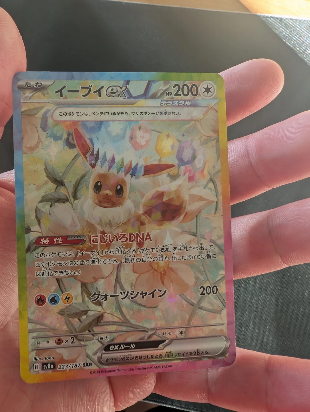 Eevee Ex (JP) Pokemon Terastal Festival Ex - 223 - photo 3