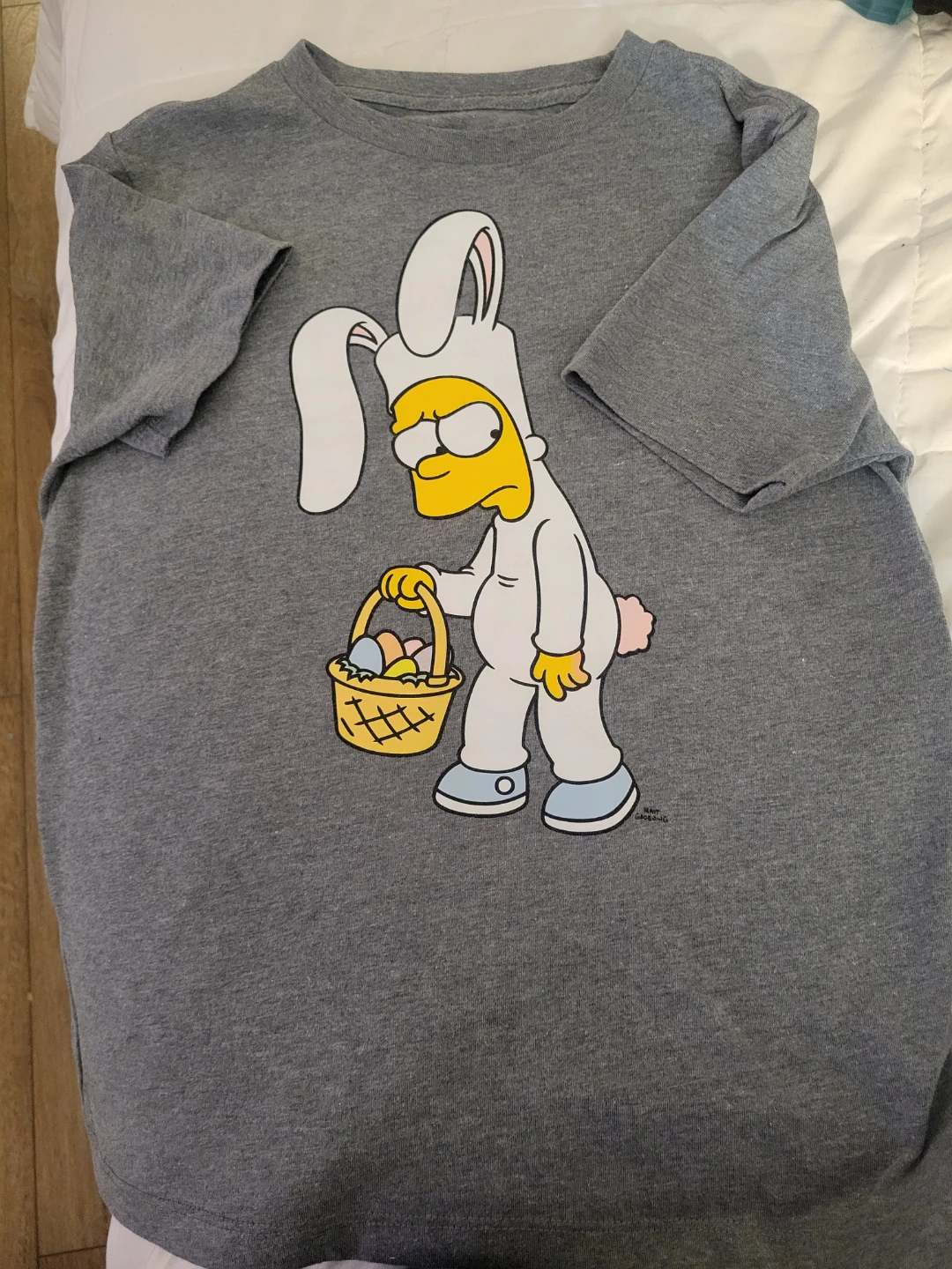 The Simpsons Homer Easter Bunny T-Shirt