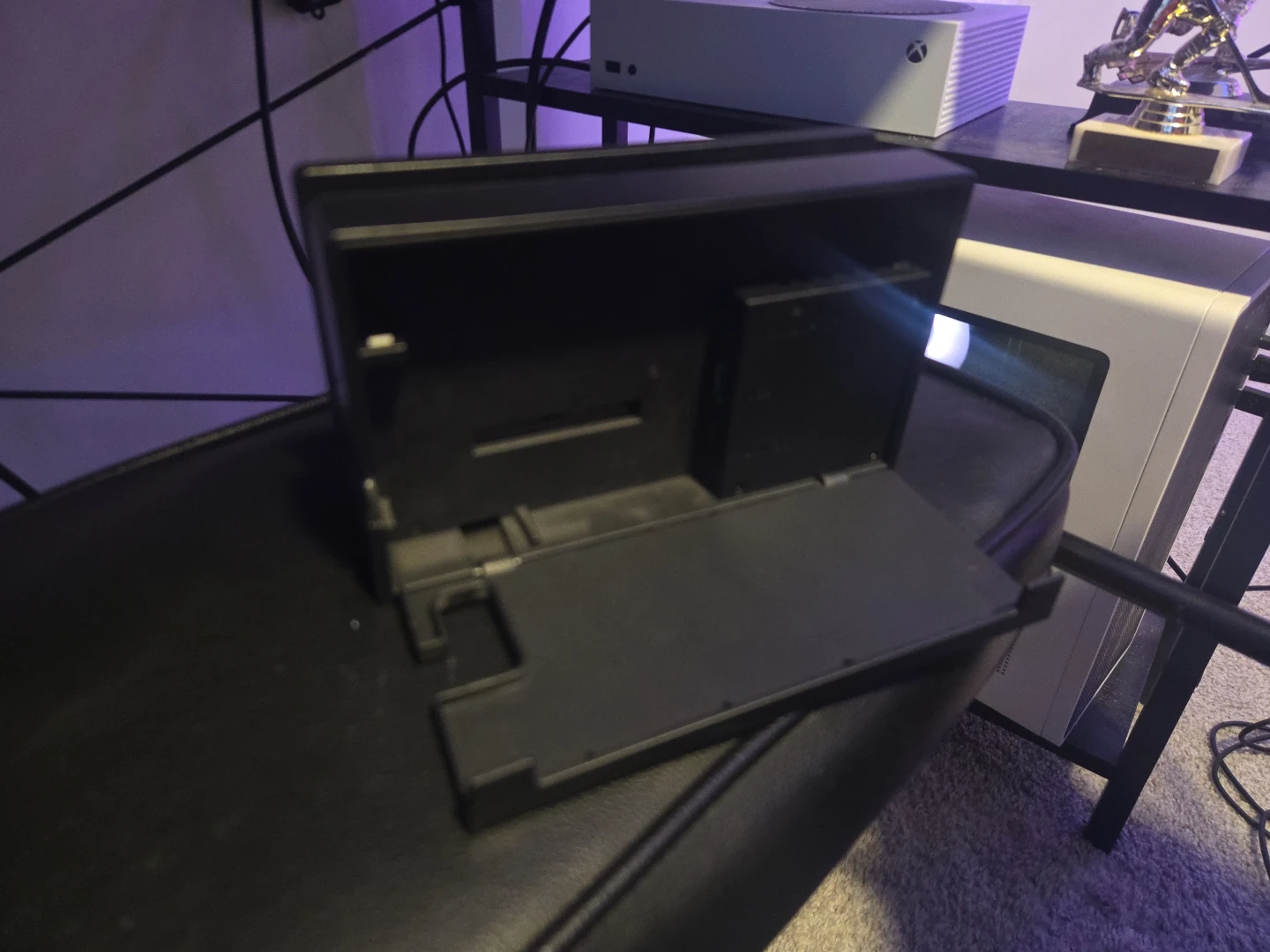Nintendo Switch Console with Red Joy-Cons and Dock - photo 2