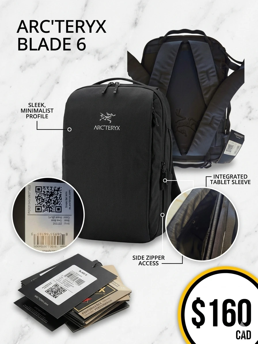 Arc'teryx Blade 6 Backpack - Black