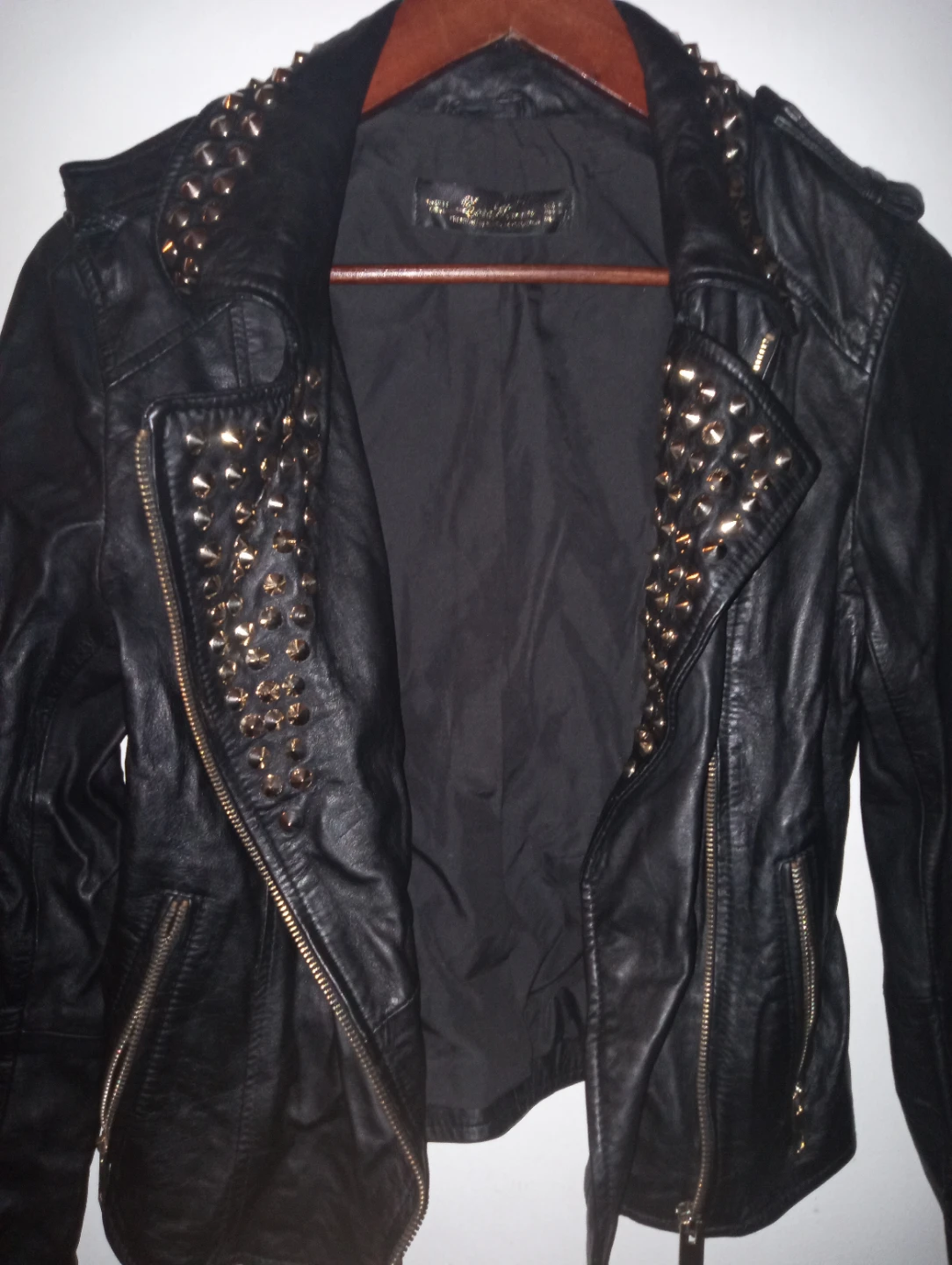 Brand New Zara Woman biker style Lambskin  jacket - photo 2