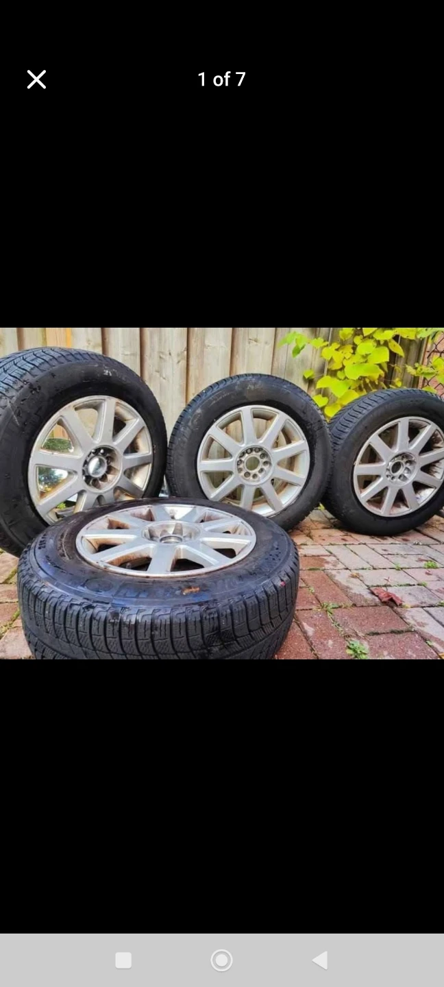 Michelin Winter Tires and Rims Set
