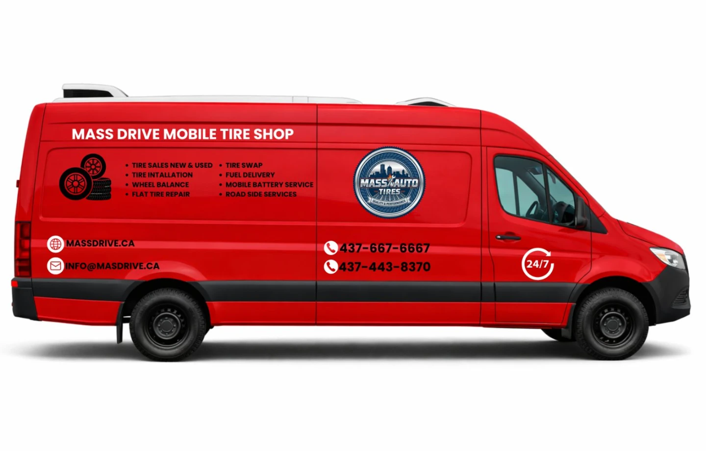Summer tire swap services available 24/7.