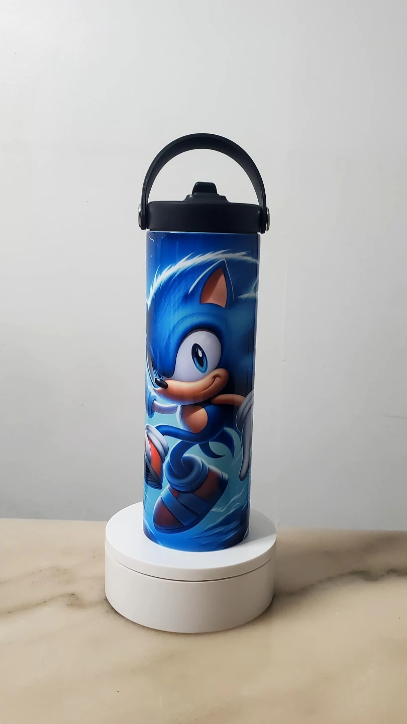 Sonic the Hedgehog Tumbler with Straw
