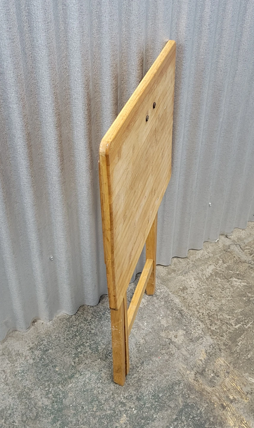 Wooden Folding Tray Table - photo 2