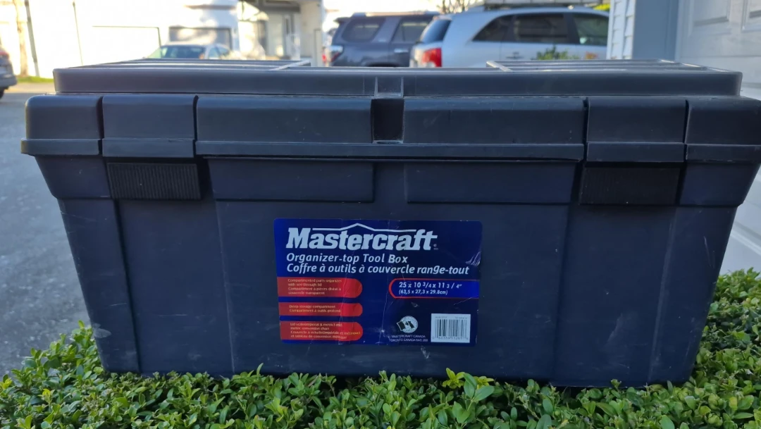 Mastercraft Organizer Top Tool Box