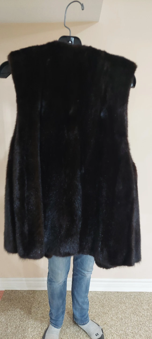 Kanhert Furs Limited Women's Dark Brown Mink Fur Vest - photo 2