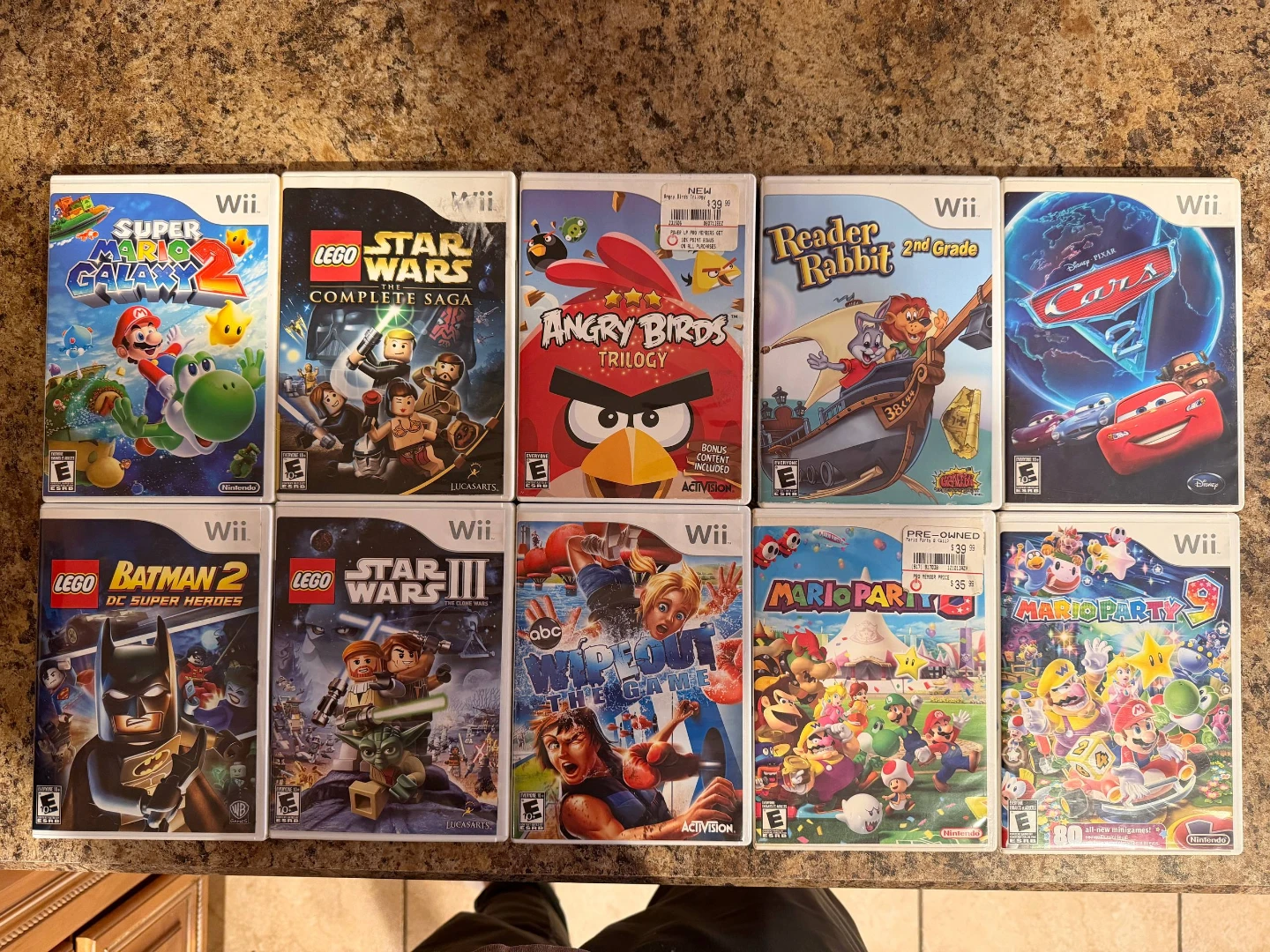 10 Wii Video Game Bundle