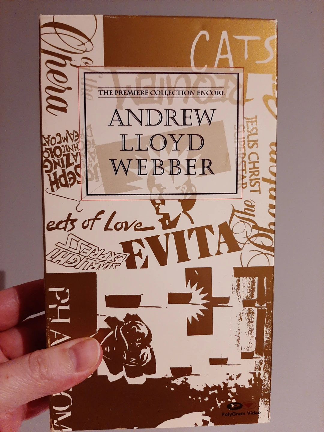 FREE Andrew Lloyd Webber The Premiere Collection Encore VHS