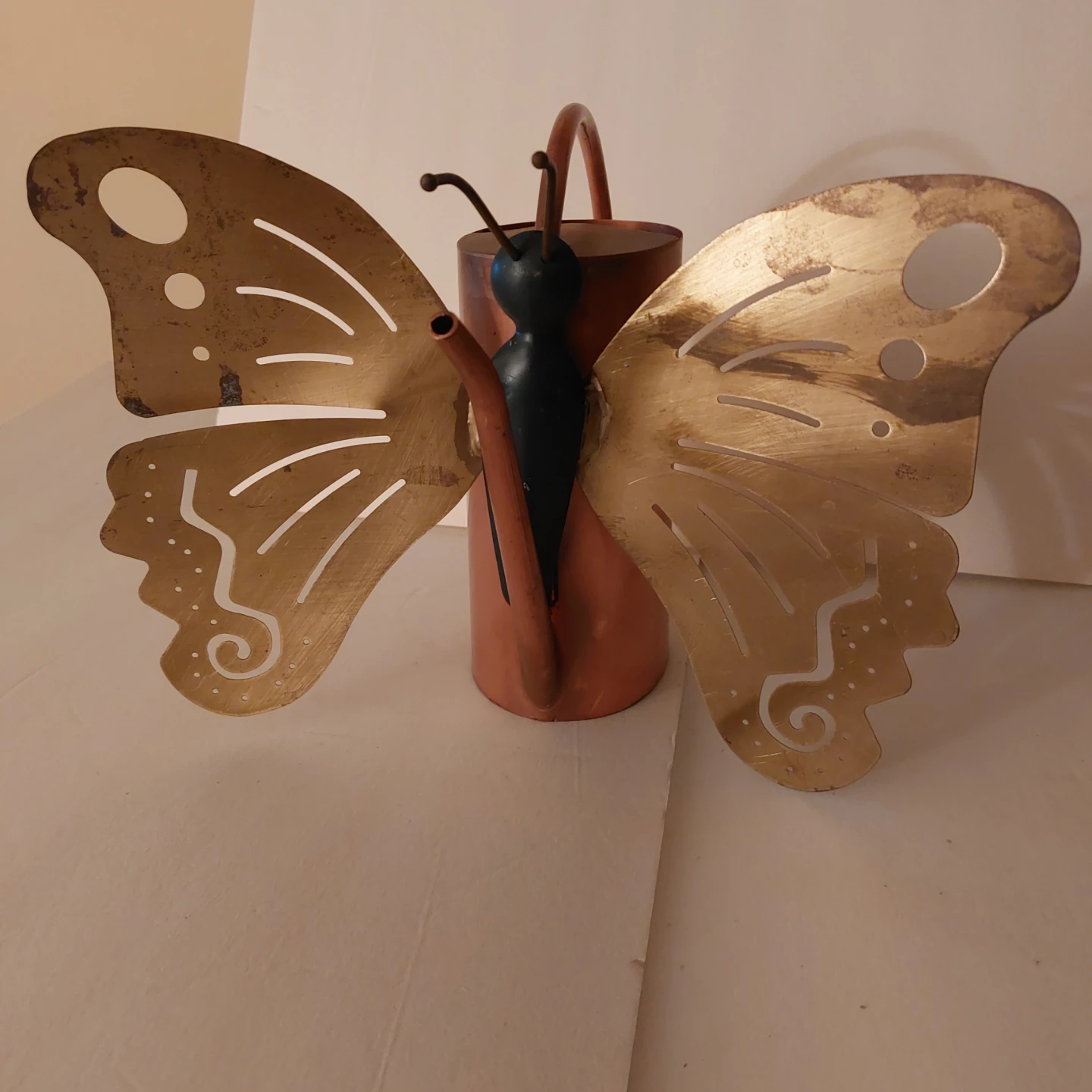 Decorative copper Butterfly Watering Can - photo 4