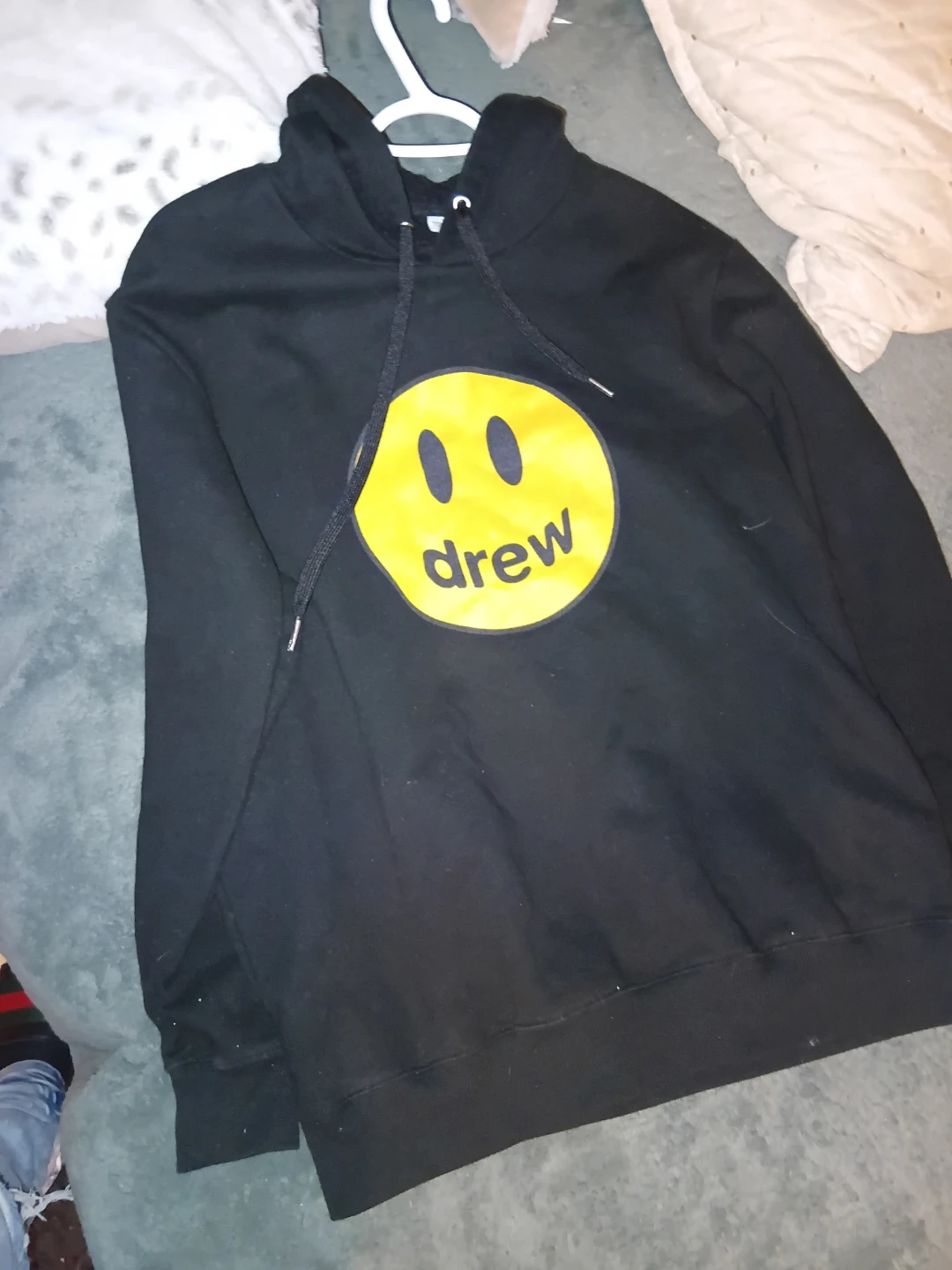 Black Drew House Smiley Face Hoodie - XL - photo 4
