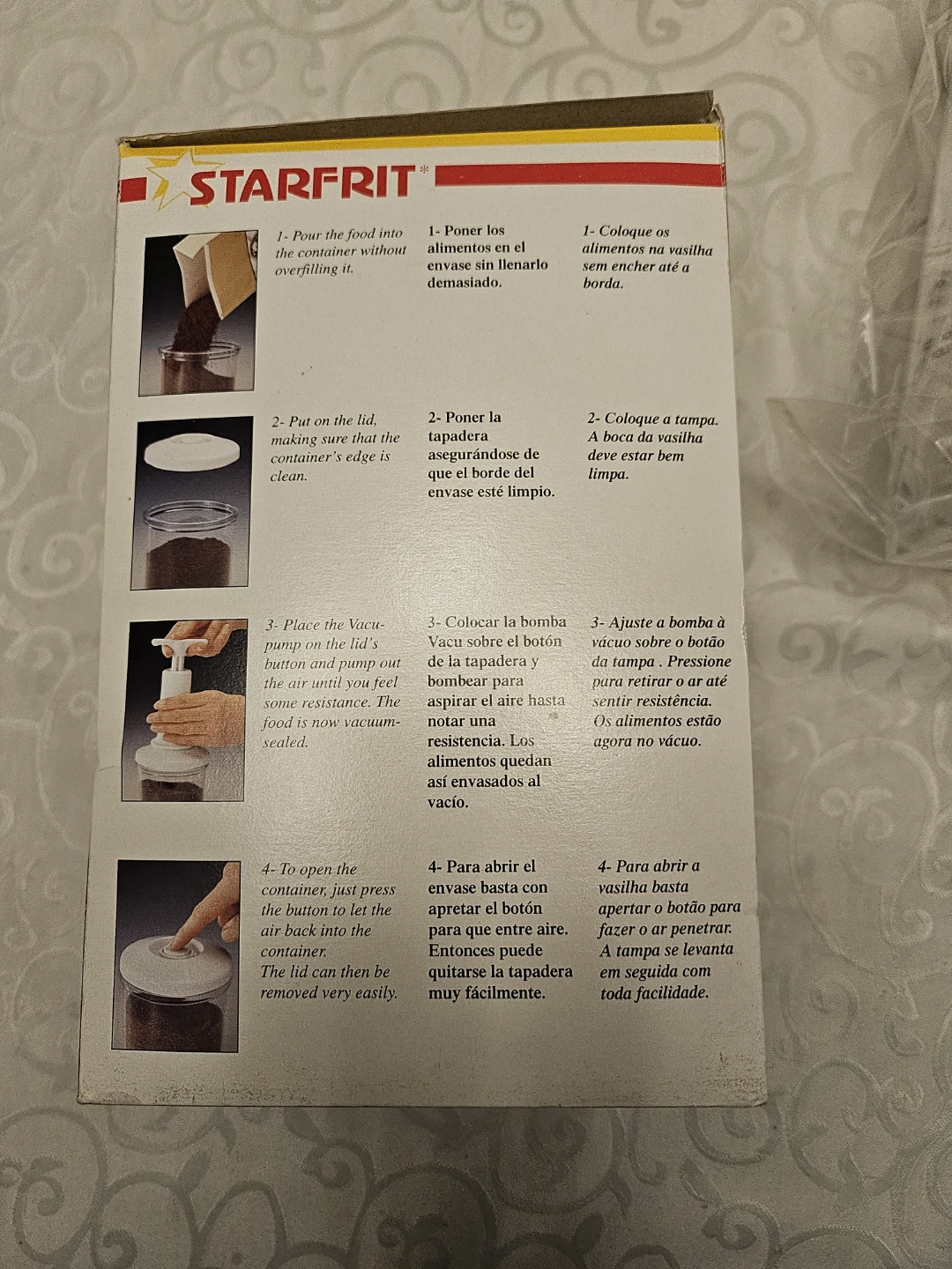 Starfrit vacuum food saver ser - photo 2