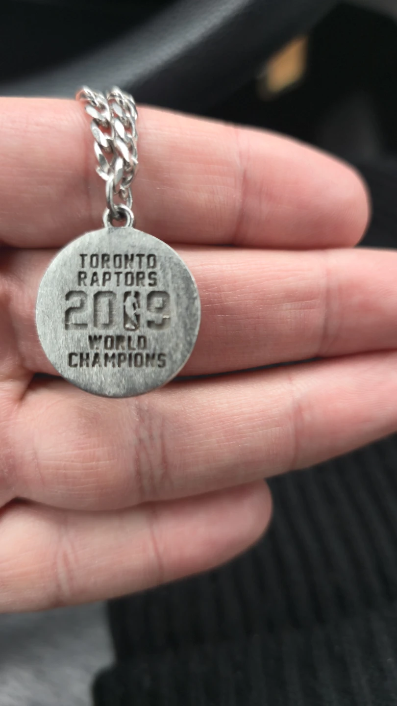 Toronto Raptors 2019 World Champions Necklace
