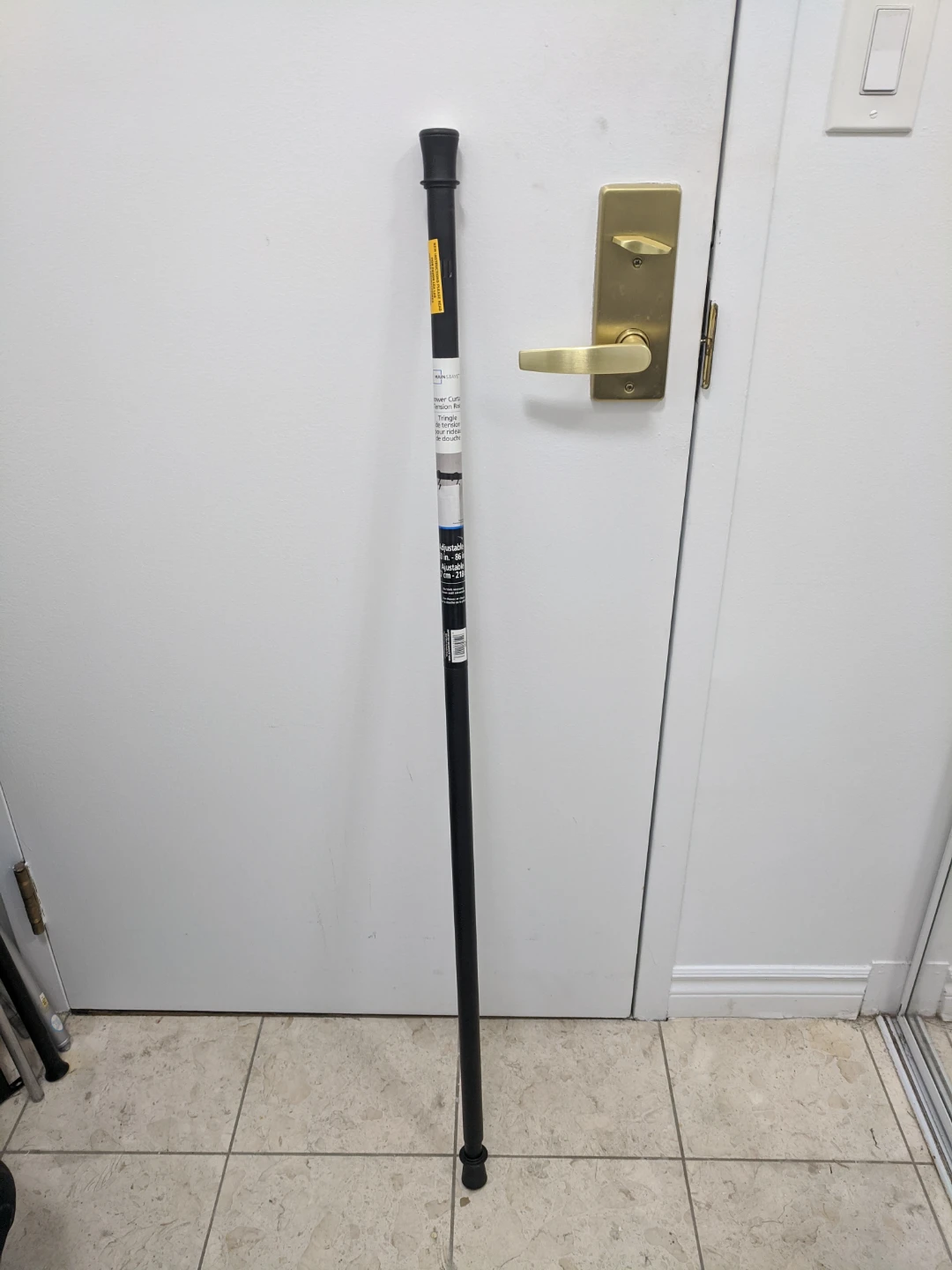 Adjustable Shower Curtain Tension Rod