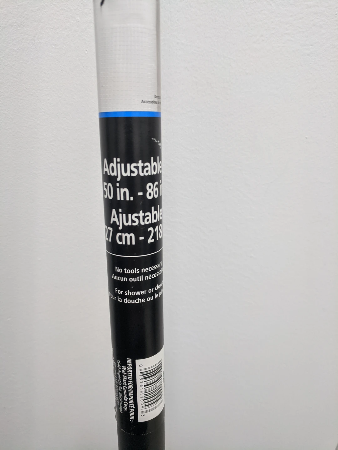 Adjustable Shower Curtain Tension Rod - photo 2