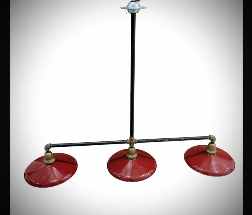 Vintage Look Industrial Rustic 3 cone Pendant Light Chandelier