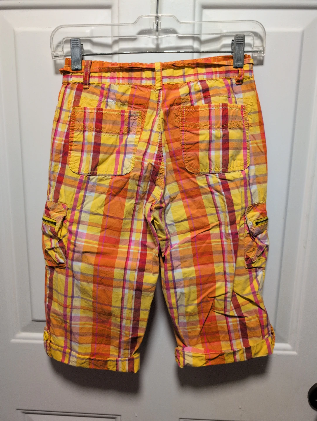The Children's Place Plaid Cargo Shorts Size 12 - photo 4
