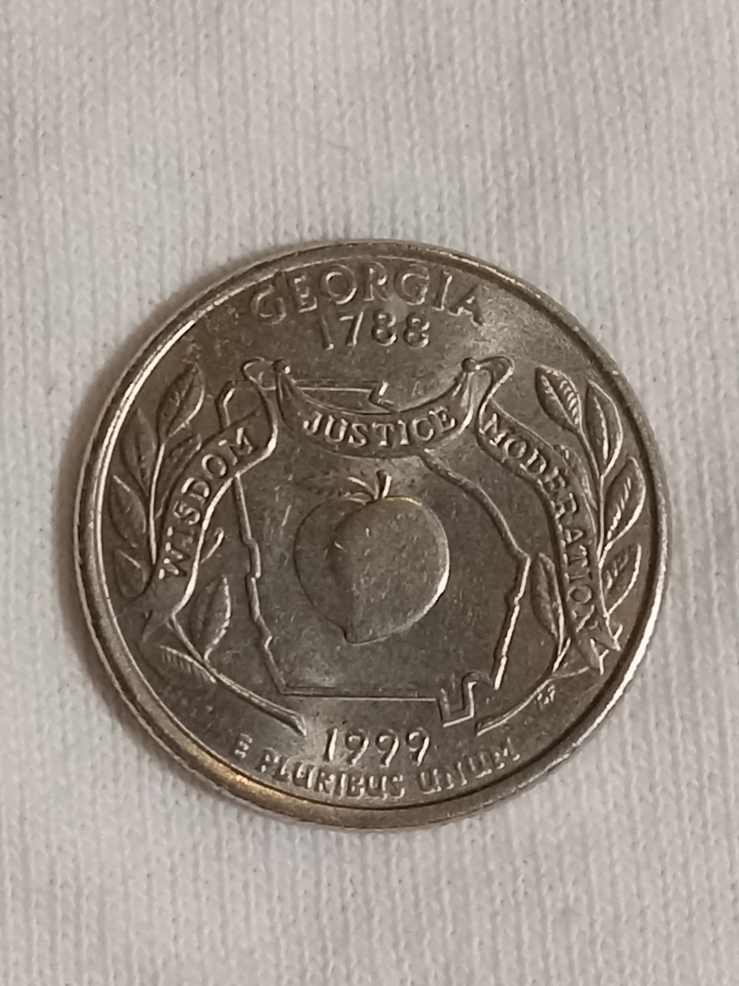 1999 USA 🇺🇸 Georgia State Coin