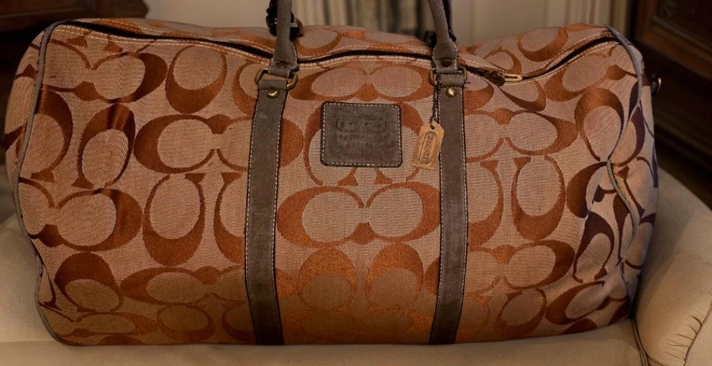 Large Coach Signature C Monogram Weekender Bag - photo 3