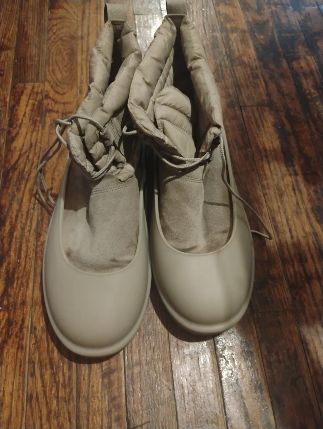 Tan Puffer Boots - photo 2