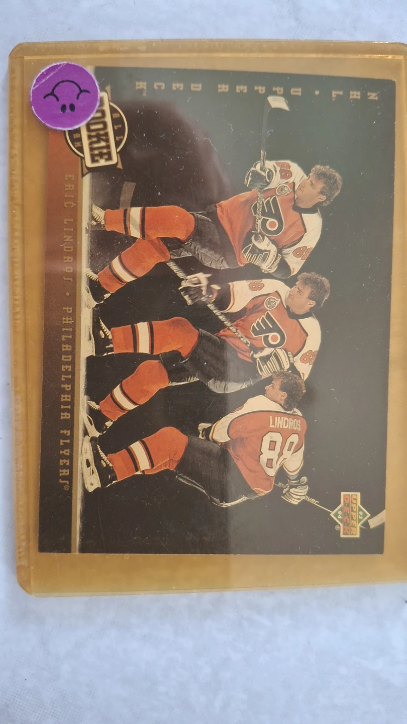 1992-93 Upper Deck Eric Lindros Rookie Hockey Card