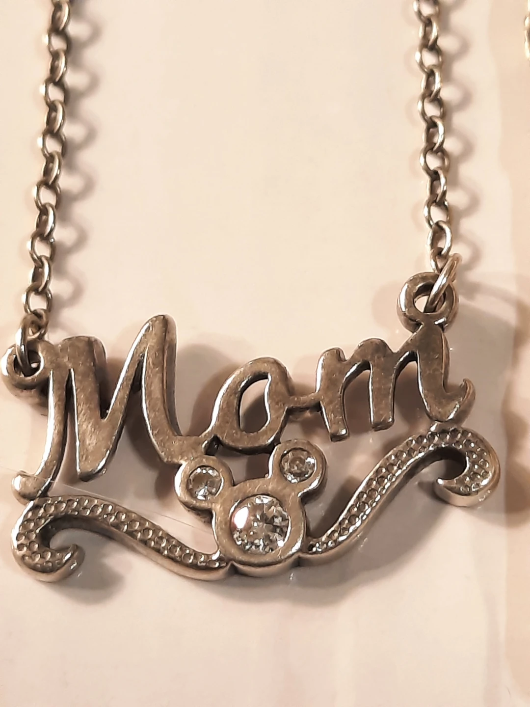 Set of 3 Necklaces925 silver: Mom, Candle, Striped Pendant - photo 2